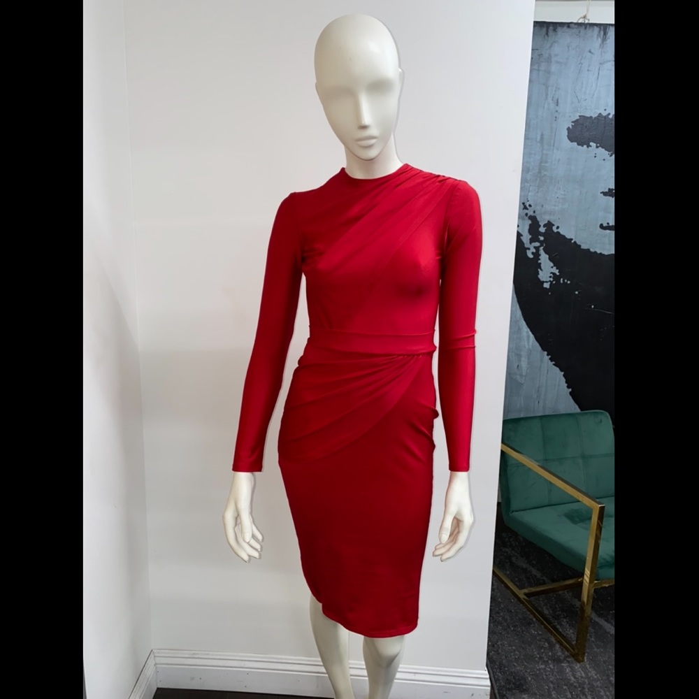 Red dress